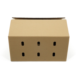 Custom Corrugated Cartons <strong>Cardboard</strong> <strong>Box</strong> Packaging Mailing Plain Moving Shipping Boxes With Holes - Product Image 5