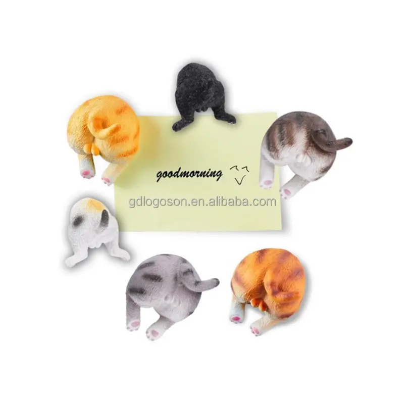 Ímãs decorativos de animais engraçados, ímãs para gatos, geladeira, geladeira, ímã