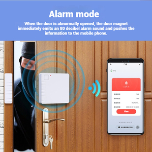 Alarma magnética de puerta/ventana WiFi para sistema de alarma de hogar inteligente timbre multifunción Control de aplicación Tuya - Product Image 4