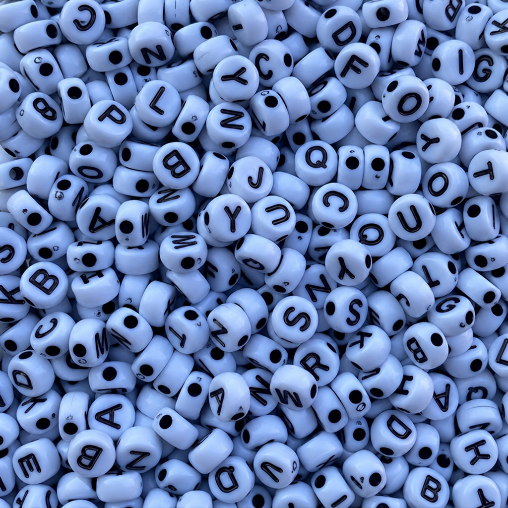 4x7mm Blanc + Noir