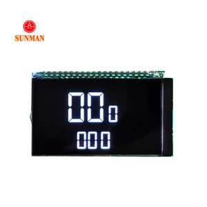 Monochrome Mono Tn Stn Fstn Va Typ White Digit Lcd Anpassbare 7-Segment-Lcds für die Temperatur - Product Image 3
