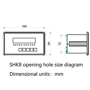Sistema di controllo della bilancia di Batching SHK8 controller di pesatura con 3 ingressi e 3 uscite indicatore di controllo del peso - Product Image 5
