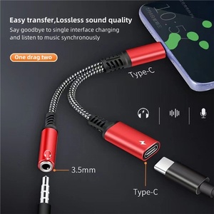 PD 10w Multi-Function 2 in 1 <strong>USB</strong> Type C <strong>Adapter</strong> to 3.5mm Jack Aux <strong>Adapter</strong> Charging Connector <strong>Adapter</strong> <strong>for</strong> Phone - Product Image 5
