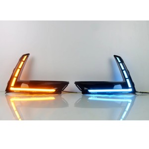 TYPY araba LED gündüz çalışan ışık Honda CR-V CRV 2023 2024 dinamik dönüş sinyali ile DRL Daylights sis lambası kapağı 1 takım - Product Image 1