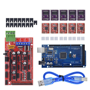 3D-Drucker Mega 2560 R3 RAMPS 1.4 Bedienfeld 5 Stück A4988 oder DRV8825 Schrittmotor antrieb für 3D-Druckerkit für Arduino-Kit - Product Image 1