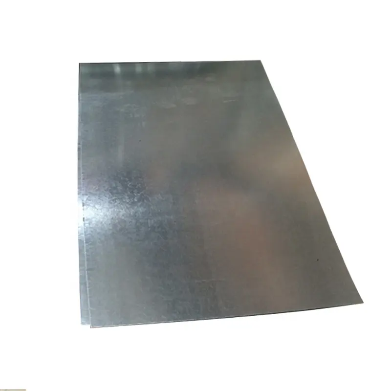 Placa de acero Gi 1mm1.2mm espesor 20 22 24 26 28 especificaciones placa de acero galvanizado