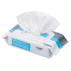 Lionser nhà máy quaternary amoni mô vệ sinh khăn lau túi alacohol miễn phí tay vệ sinh khăn lau - Product Image 2