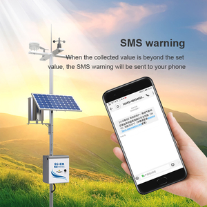 Estación Meteorológica Inalámbrica OEM con control de la aplicación de alertas en tiempo real y sensor de calidad del aire con detector de humo de humedad de CO2 - Product Image 4