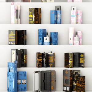 Du lịch kích thước tùy chỉnh UV in bìa giấy dầu hộp bút trượt ngăn kéo các tông hộp mực 1G 2G con bằng chứng dầu giỏ hàng gói - Product Image 6