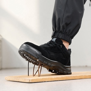 GUYISA绝缘10KV工作服系列防砸防刺黑色达标塑料鞋头安全鞋 - Product Image 4