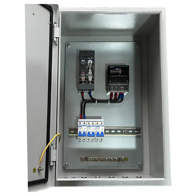 Boîtier électrique PLC complet de haute qualité Construction d'armoire de commande Boîtes de commutation de panneau électrique pour une utilisation en extérieur
