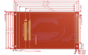 Prezzo di fabbrica di vendita calda 3.95 Touch Screen da 4 pollici modulo pannello lcd da 4 pollici ILI9488 Display LCD parallelo a 8 Bit per Arduino C51 STM32