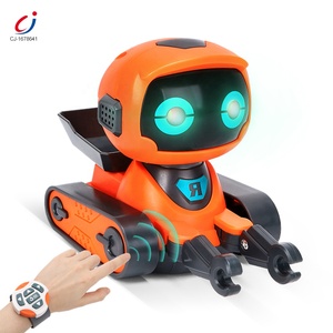 子供のための教育スマートリモコン電子プログラミングおもちゃロボット時計 - Product Image 1