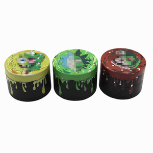 VAPRUZ sıcak satış yüksek kaliteli çinko alaşımı 4 katmanlar Herb değirmeni kuru baharat özel Logo tütün küçük değirmeni - Product Image 3