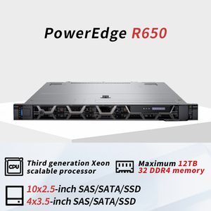 خادم PowerEdge R650 1U للتركيب على الرفوف، كمبيوتر NAS للذكاء الاصطناعي والتعلم العميق ومعالجة الرسومات والسحابة والافتراضية، يعمل بنظام لينكس لمراكز البيانات، خوادم عالية الأداء - Product Image 2