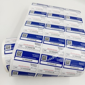 Original Factory Wholesale Rück verfolgbare Sicherheits etiketten QR-Code Anti-Fälschungs-Aufkleber