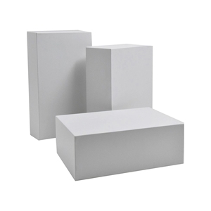 Caja de cartón fuerte de papel brillante con impresión personalizada, conjunto de cajas de regalo con tapa transparente, venta al por mayor - Product Image 3