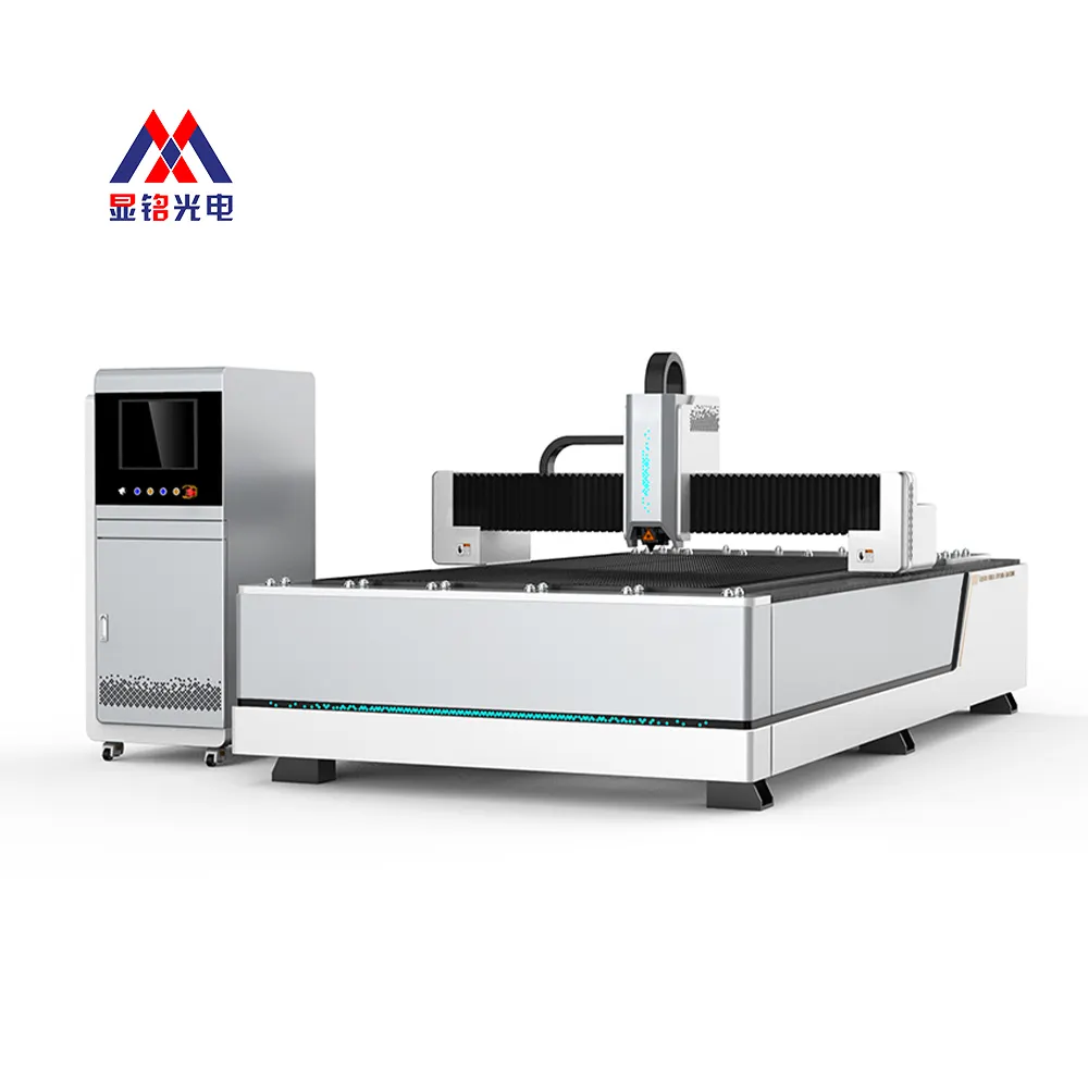 XM Multifunction Lowcost 1530 1500*3000mm Work Area Fiber Laser Cutting 1KW 2KW Yaskawa Aluminum Carbon Steel Metal Laser Cutter