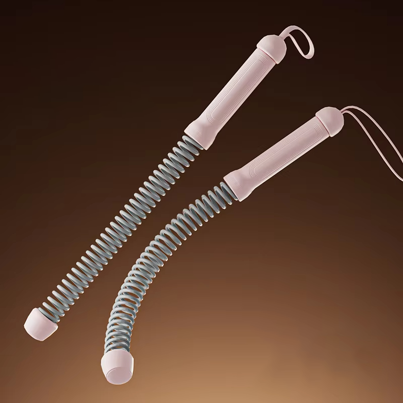 Pink-cordless battle rope