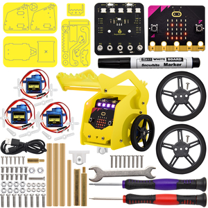 DIY Programmable Graphical Makecode <strong>Coding</strong> Robot Car Kit for BBC Micro:bit V2 and V1 STEM Educational Project - Product Image 1
