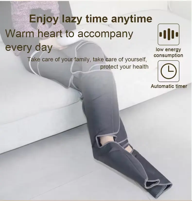 VCT migliore vendita personalizzato elettrico impacco caldo gamba massaggiatore dispositivo rilassante per migliorare la circolazione sanguigna