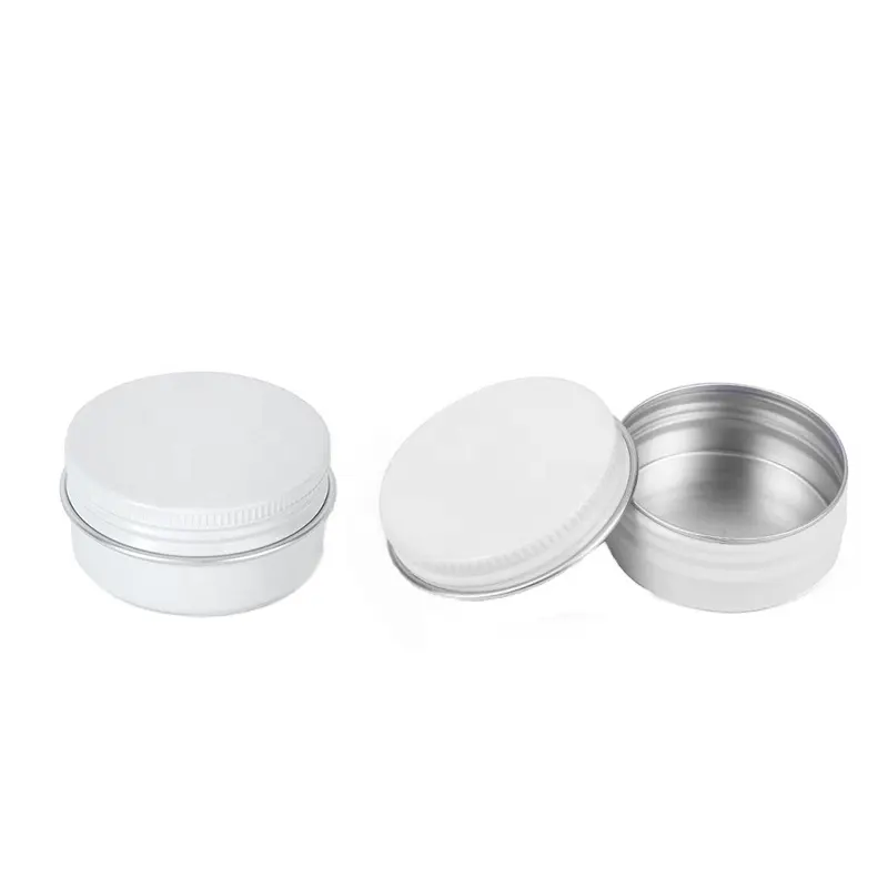 En Stock Blanc Or Noir 10ml 10g Cosmétique Crème Pour Les Yeux Pot En Aluminium de Bidon En Métal D'emballage de boîtes de conserve Vides r (NAL07-10)