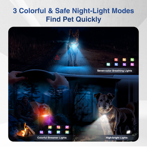 PATPET 4000Ft Ipx7 <span class=keywords><strong>Collar</strong></span> de choque para entrenamiento de perros con control remoto para perros <span class=keywords><strong>E</strong></span> <span class=keywords><strong>Collar</strong></span> Smart Dogs Trainer 3 modos de entrenamiento recargable - Product Image 3