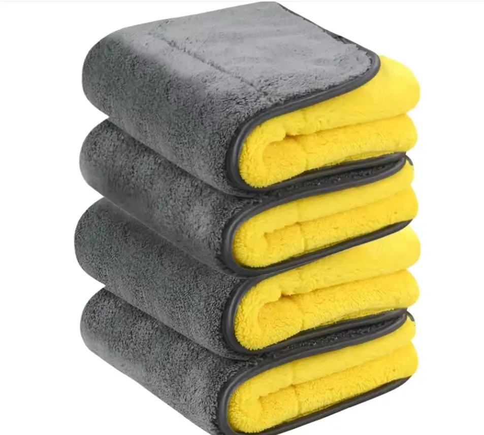 Hot sale Quick-Dry Towel Car Detail Microfiber 80x90x 600 Gsm Microfiber Towel With Hood For Car Quick Dry Car Wash Microfiber