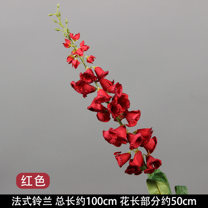 Branche de muguet rouge français