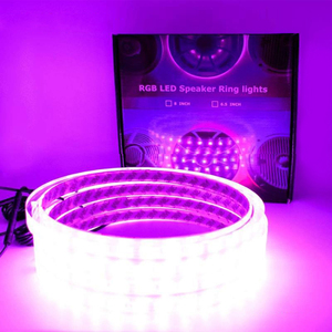 RGB App kontrolü, çok renkli, müzik modu, kısılabilir, 6.5 inç RGB hoparlör halkası ışıkları, bluetooth APP kontrollü - Product Image 5