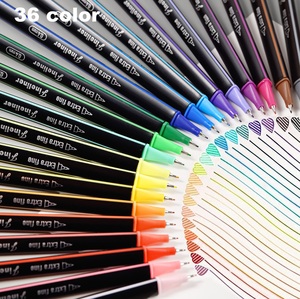 12/18/24/32 Màu Sắc Nghệ Thuật Phác Thảo Đánh Dấu fineliner Bút Thiết Lập Tốt Tip Không Thấm Nước Nhanh Chóng Khô Sơn Đánh Dấu fineliner Bút Cho Vẽ - Product Image 6