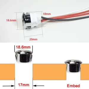 แผงไฟ LED แบบเสียบปลั๊กขนาด5.5*2.1มม. DC 3.7V 5V 12V 24V สีเดียวปรับแต่งได้ - Product Image 2