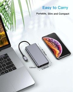 Custom OEM ODM USB Type C HUB Docking Station with Dual <strong>HDMI</strong> 4K Display and Ethernet Adapter - Product Image 4