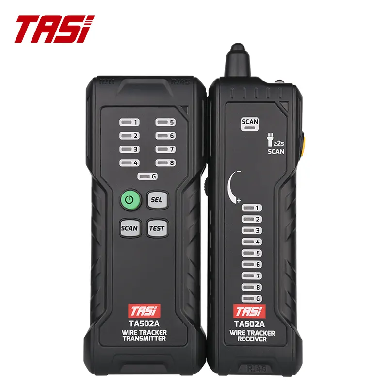 TASI TA502A Red RJ45 RJ11 Teléfono LAN Cable Tester Analógico Cable Tracker Buscador de línea