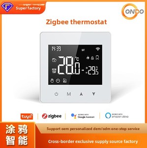 Tuya Smart termostato con schermo LCD Wifi e Zigbee Home Boiler termostato Android App Design barra di programmazione remota