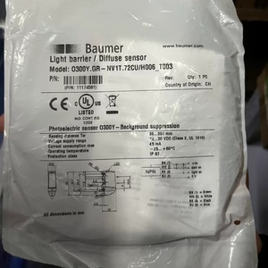 Baumer O300Y.GR-11174581 <strong>Diffuse</strong> <strong>Sensor</strong> Optoelectronic Switch - Product Image 2