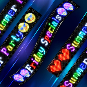 Scheda led flessibile di alta qualità controllata da app per smartphone a scorrimento slogan schermo di visualizzazione impermeabilizzazione modulo led - Product Image 3