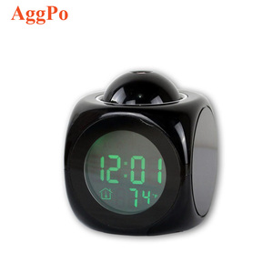 Digitaler Wecker mit Projektion Multifunktion aler LED-Tisch wecker Wecker mit Thermometer - Product Image 1