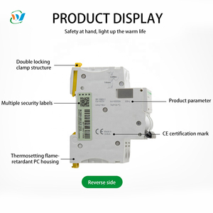 Disjuntor Miniatura Schneider R9 Curva de Disparo <span class=keywords><strong>C</strong></span>/D Capacidade de Interrupção de 6 KA Material de Cobre 1P Uso Industrial <span class=keywords><strong>e</strong></span> Residencial - Product Image 2