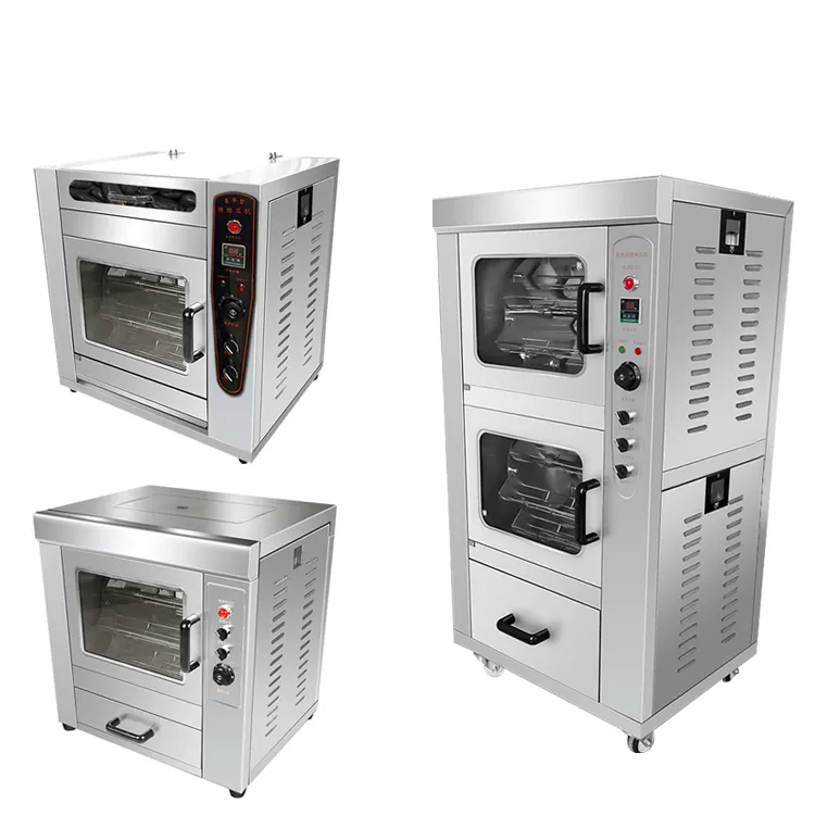 Four électrique automatique commercial four grille-pain en acier inoxydable machine de cuisson de patates douces
