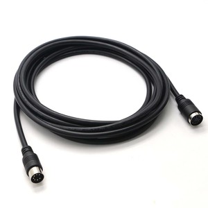 Factory OEM/ODM 7 Pin Din <strong>Midi</strong> Female to Male M/M F/F <strong>Controller</strong> Interface Audio Cable With Assembled Magnetic Loop Ferrite - Product Image 6