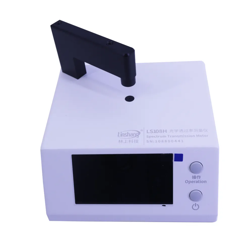 新しいLS108Hデスクトップスペクトル伝送メーター小型および薄型ガラス送信機レンズ伝送テスター