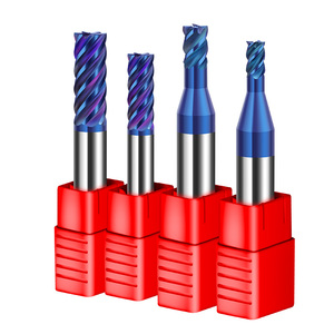 4-Blade 70HRC Tungsten çelik Altin kaplama ODM ve OEM özelleştirilebilir özel CNC kesici ile freze kesicisi CNC paslanmaz çelik - Product Image 4