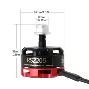มอเตอร์ไร้แปรงถ่าน CW ccw RS2205 2205 2300KV สำหรับโดรนแข่ง QAV250 FPV RC X210 - Product Image 2