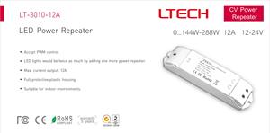 LTECH 1 canal voltaje constante LED potencia repetidor PWM controlador 12A 288W - Product Image 2