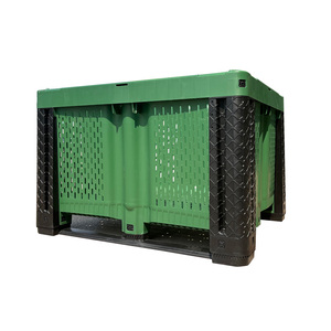 1200x1000mm Warehousing and Freight Equipment Shelf <strong>Logistics</strong> Stackable Plastic Pallet Boxes Can Be <strong>Nested</strong> with Drum <strong>Containers</strong> - Product Image 6