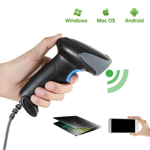 Supermercado de alta velocidad E-pay Wired Qr 1D 2D Lector de código de barras Escáner de código de barras de mano - Product Image 3