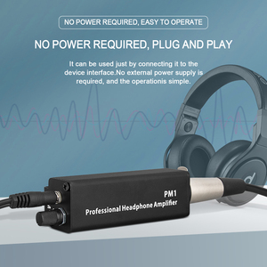 PM1In-Ear Monitor Amplifier Portable Ear Amplifier Converter XLR to 3.5MM Audio Ear Amplifier with Volume Control - Product Image 6