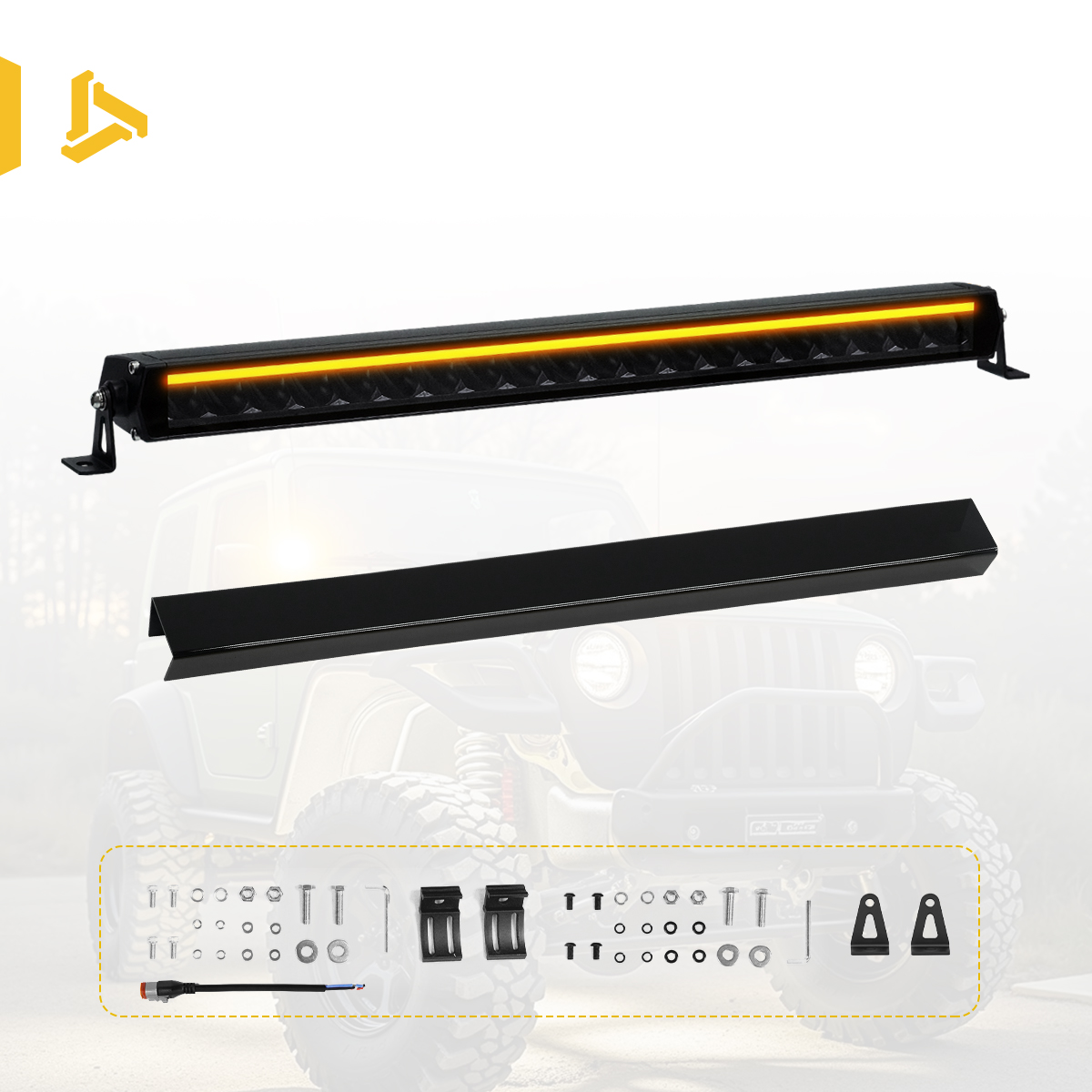 Kit de barre lumineuse (couvercle noir)