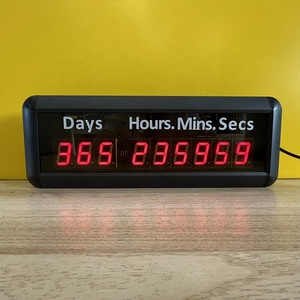 1'' <strong>9</strong> Digits <strong>Timer</strong> Remote Control <strong>Led</strong> Digital Countdown Timing Clock 9999 Days Countdown Event <strong>Timer</strong> - Product Image 4